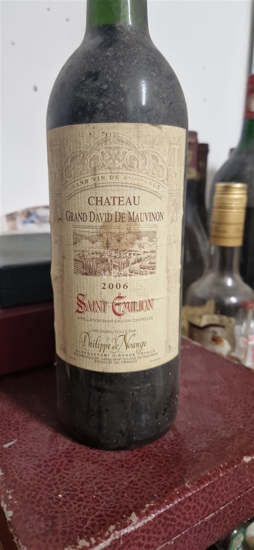 Bordeaux Saint-Émilion Château Grand David de Mauvinon 2006