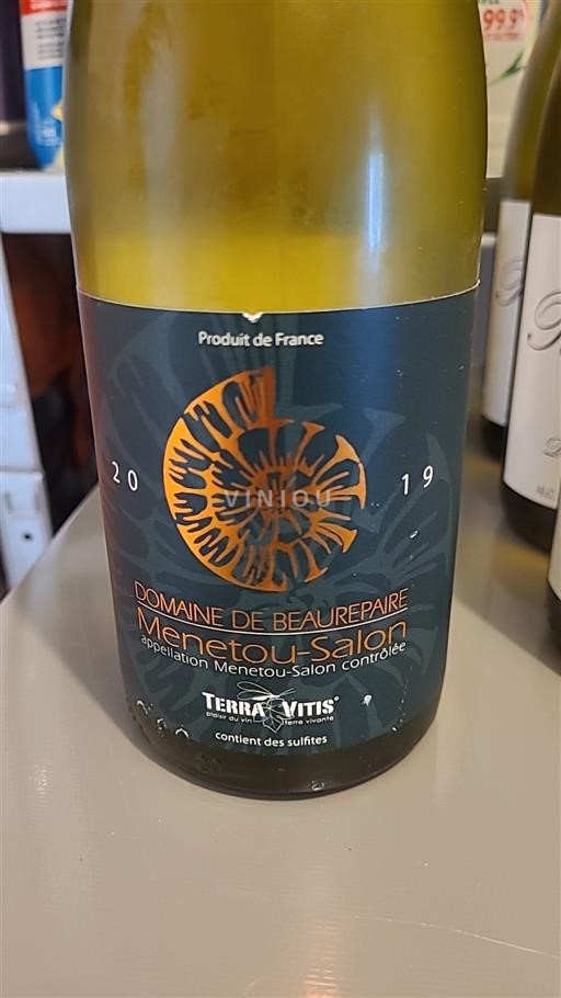 Loirevallei Menetou-Salon Domaine Beaurepaire 2019