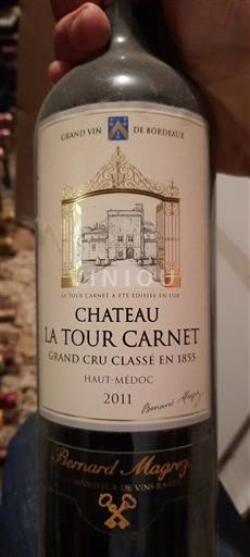 Bordeaux Haut-Médoc Grand Cru Château La Tour Carnet 2011