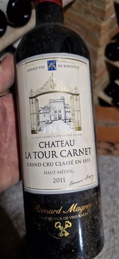 Wines Rouge sec Château La Tour Carnet 2011 France Bordeaux Haut-Médoc AOC Grand Cru