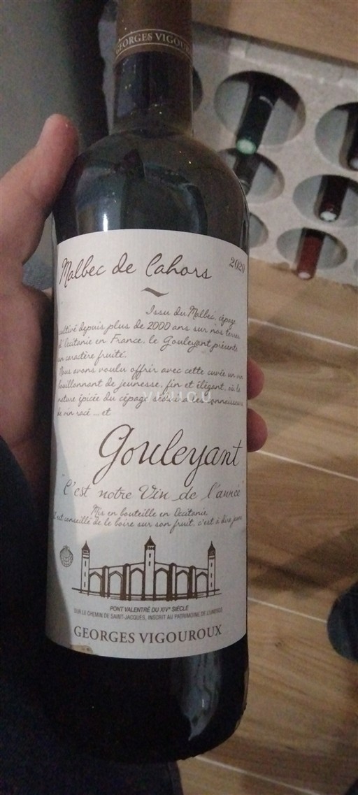Lounais-Ranska Cahors Georges Vigouroux Gouleyant 2020