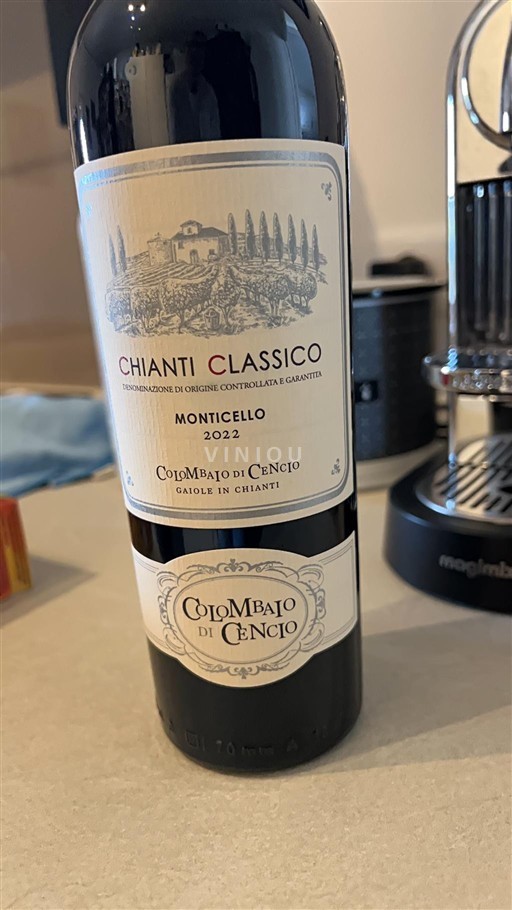Toscana Chianti Classico Colombaio di Cencio Monticello 2022
