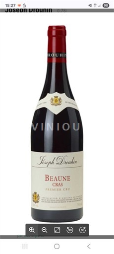 Burgundsko Beaune Premier Cru Joseph Drouhin Cras 2019