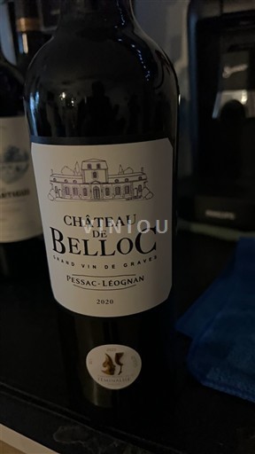 Bordeaux Pessac-Léognan Château Belloc 2020
