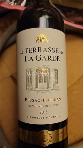 Bordeaux Pessac-Léognan Château La Garde La Terrasse de La Garde 2015