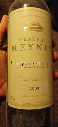 Bordeaux Saint-Estèphe Château Meyney 2003