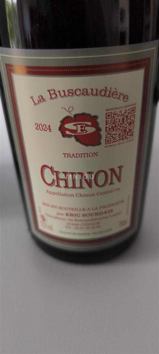 Loire Valley Chinon La Buscaudière Tradition 2024