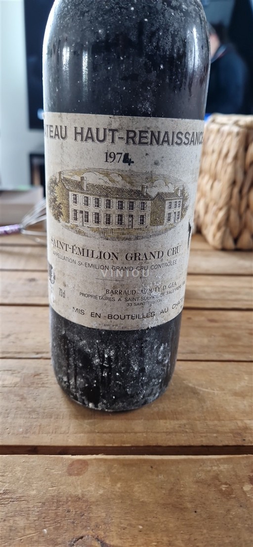 Bordeaux Saint-Émilion Grand Cru Grand Cru Château Haut-Renaissance 1974
