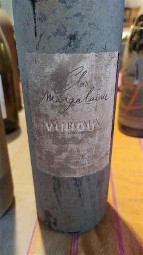 Bordeaux Margaux Clos Margalaine 2002