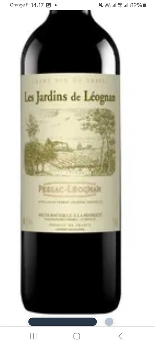Bordéus Pessac-Léognan Les Jardins de Léognan Não Sazonado