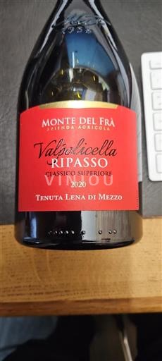 Venetien Valpolicella Ripasso Monte del Frà Tenuta Lena di Mezzo 2020