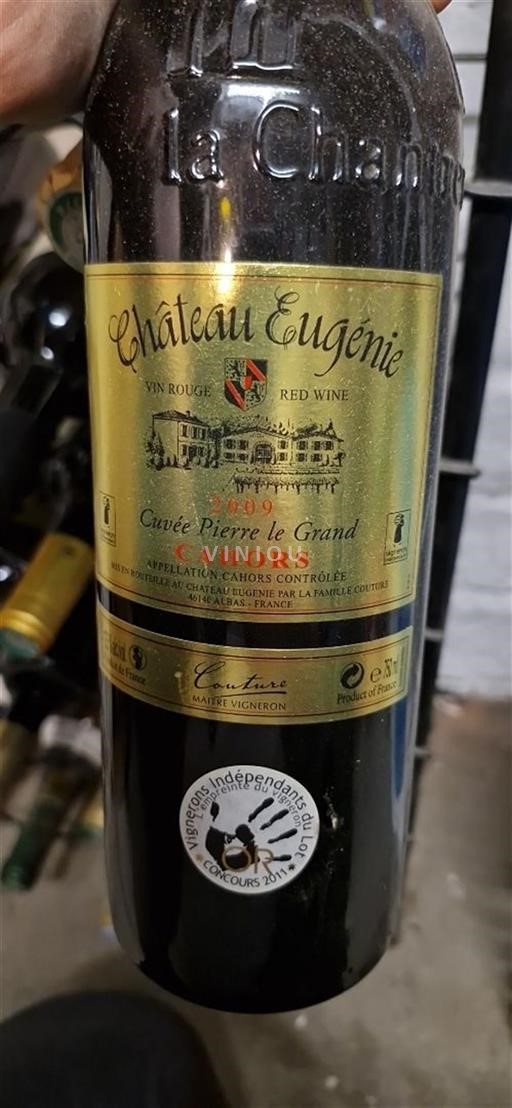 Sydvestfrankrig Cahors Château Eugénie Pierre le Grand 2009