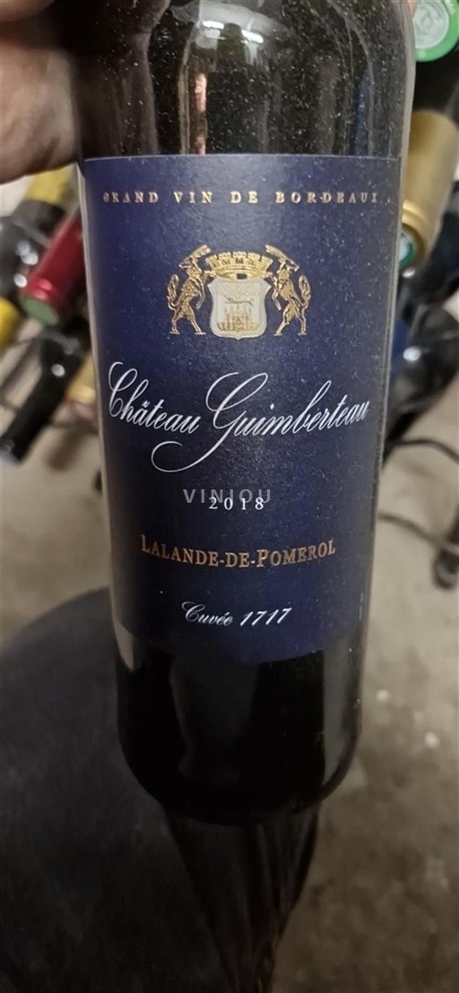 Bordeaux Lalande-de-Pomerol Château Guimberteau 1717 2018