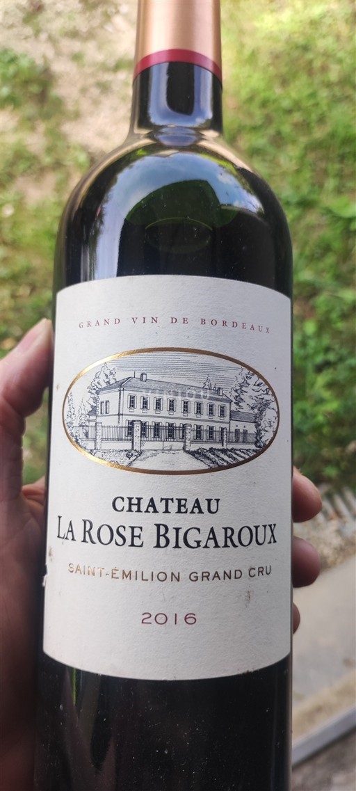 Bordeaux Saint-Émilion Grand Cru Château La Rose Bigaroux 2016