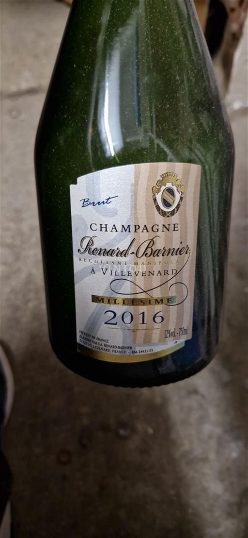 Champaña Champán Renard-Barnier 2016