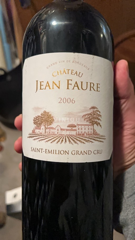 Bordeaux Saint-Émilion Château Jean Faure Grand cru 2006