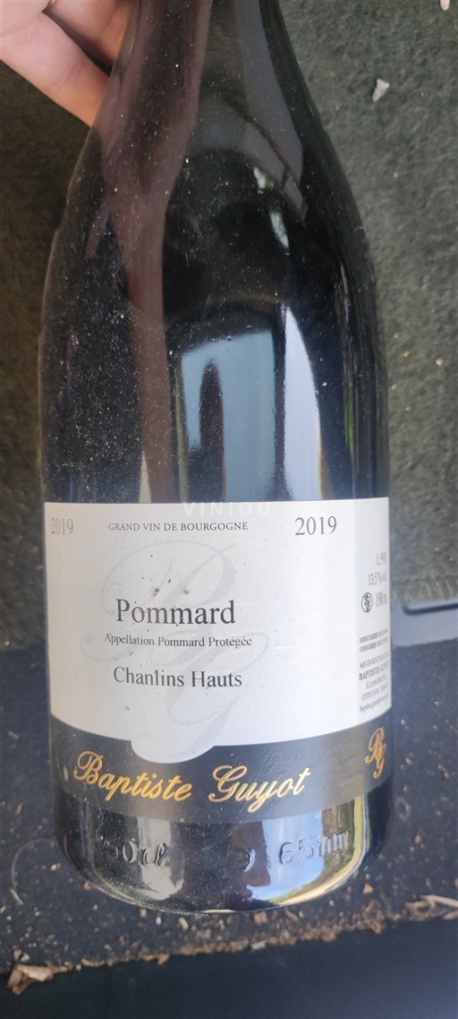 Borgoña Pommard Baptiste Guyot Chanlins Hauts 2019