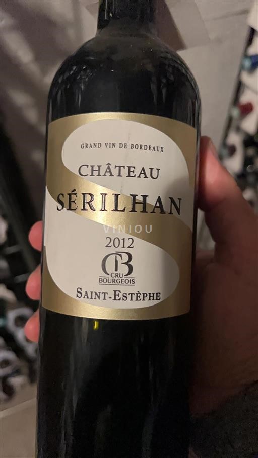 Bordeaux Saint-Estèphe Château Sérilhan Cru Bourgeois 2012