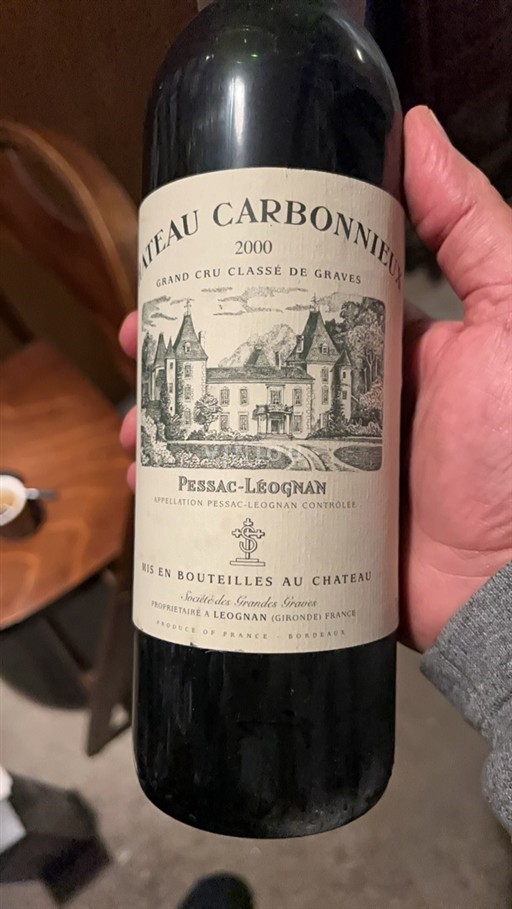 Bordeaux Pessac-Léognan Château Carbonnieux Grand Cru Classé 2000