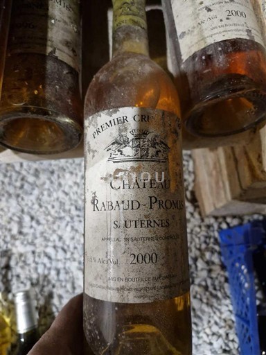 Bordeaux Sauternes Premier Cru Château Rabaud-Promis 2000