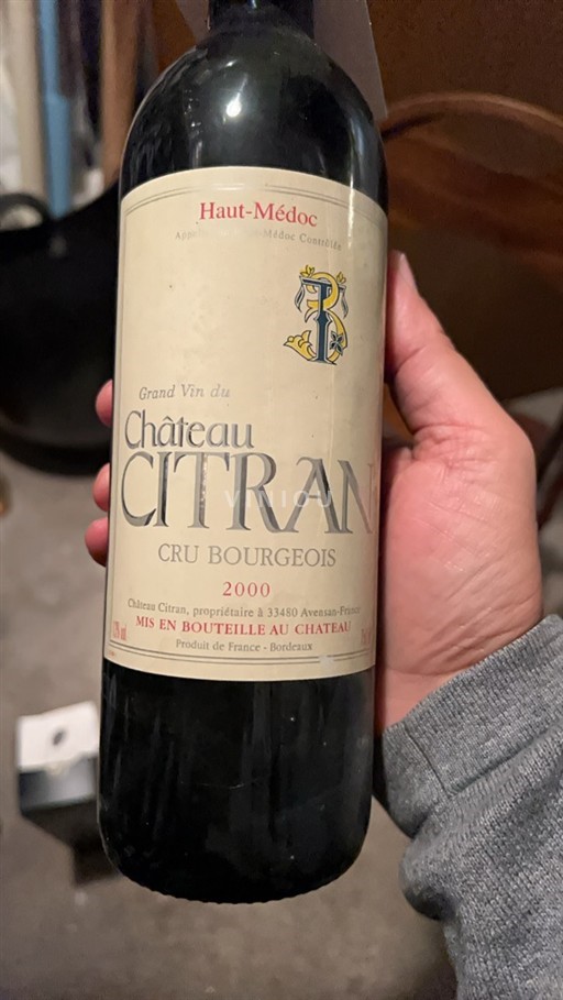 Bordeaux Haut-Médoc Cru Bourgeois Château Citran 2000