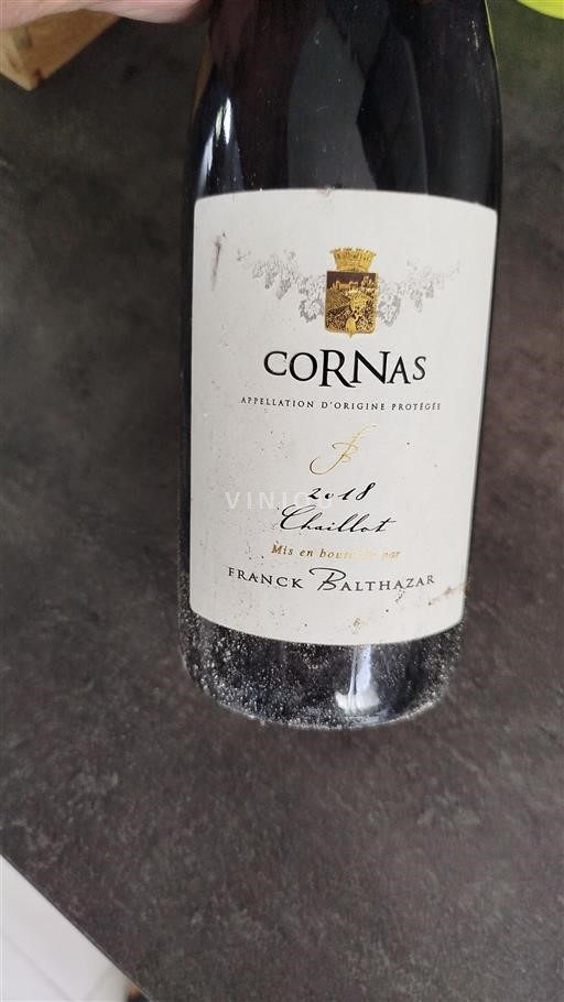 Rhônevallei Cornas Franck Balthazar Chaillot 2018
