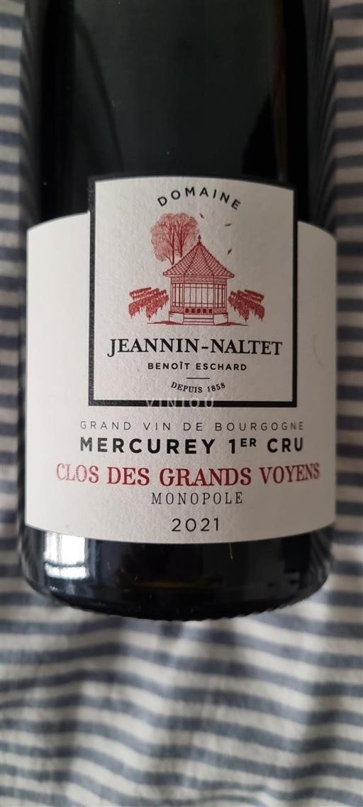 Bourgogne Mercurey Premier Cru Jeannin-Naltet Clos des Grands Voyens 2021