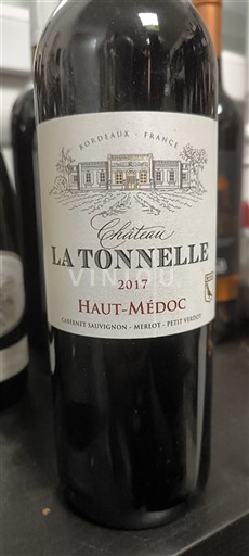 Bordeaux Haut-Médoc Château La Tonnelle 2017