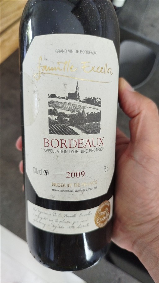 Bordeaux Famille Excellor 2009