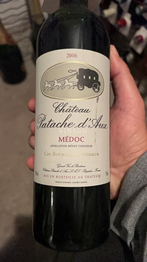 Burdeos Médoc Cru Bourgeois Supérieur Château Patache Aux 2006