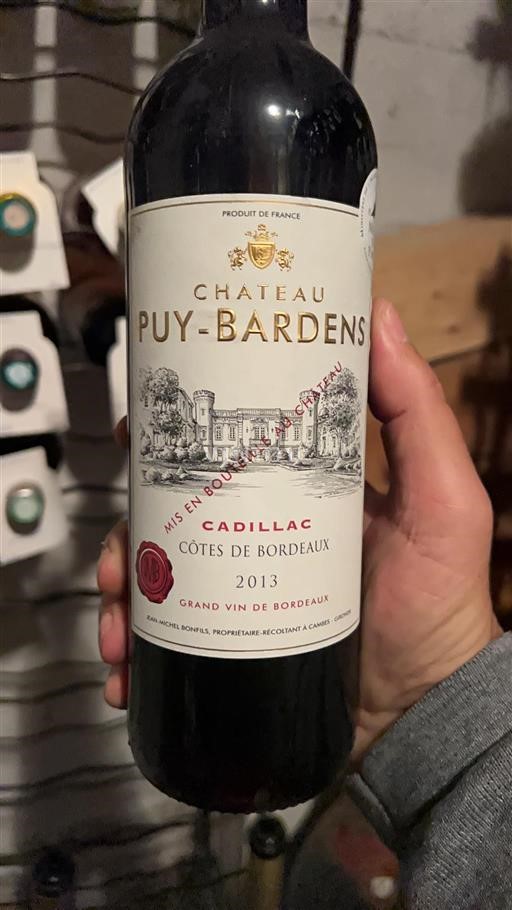 Burdeos Côtes-de-Bordeaux Château Puy-Bardens 2013