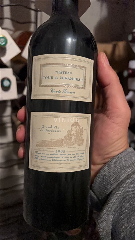 Bordeaux Château Tour de Mirambeau Passion 1998