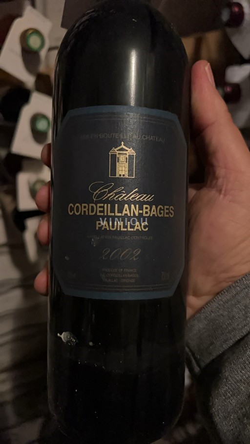Bordeaux Pauillac Grand Cru Château Cordeillan-Bages 2002