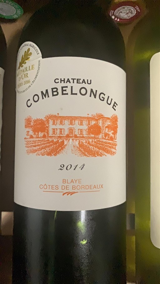 Bordeaux Blaye-Côtes-de-Bordeaux Château Combelongue 2014