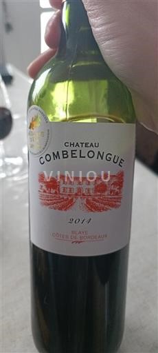 Bordeaux Blaye-Côtes-de-Bordeaux Château Combelongue 2014