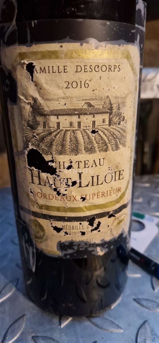 Bordeaux Bordeaux Supérieur Château Haut Liloïe 2016