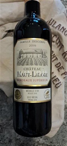Bordeaux Bordeaux Supérieur Château Haut Liloïe 2016