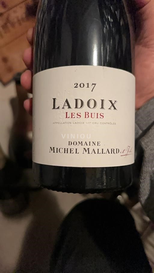 Burgundi Ladoix Premier Cru Domaine Michel Mallard Les Buis 2017