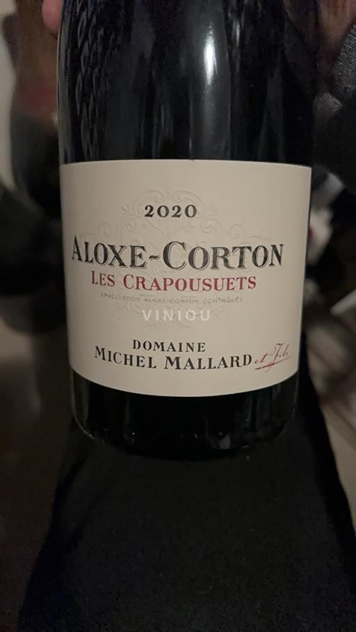 Burgund Aloxe-Corton Domaine Michel Mallard et Fils Les Crapousuets 2020