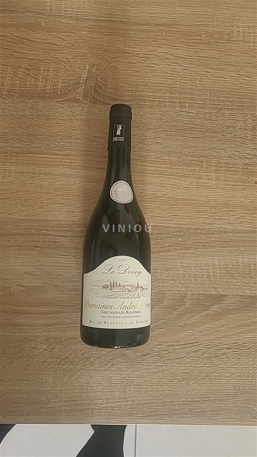 Rhônen laakso Grignan-les-adhémar Domaine S André Aubert Le Devoy 2023