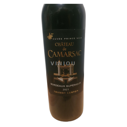 Bordéus Bordeaux Superior Château Camarsac Prince Noir 2021
