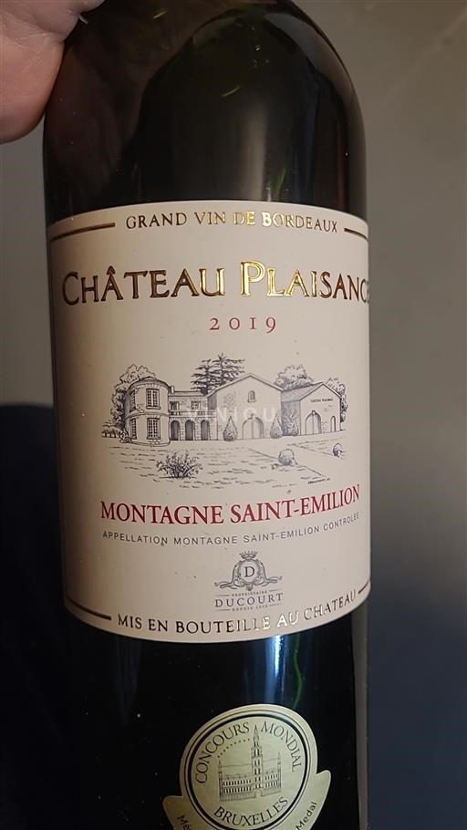 Burdeos Montagne-Saint-Émilion Château Plaisance 2019