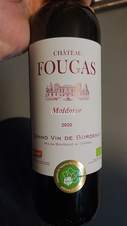 Bordeaux Ikke specificeret Château Fougas Maldoror 2020