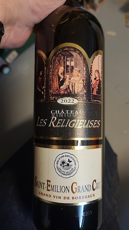 Burdeos Saint-Émilion Grand Cru Château Les Religieuses 2022