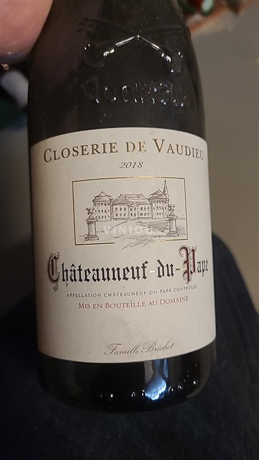 Thung lũng Rhône Châteauneuf-du-pape Clos de Vaudieu Closerie de Vaudieu 2018