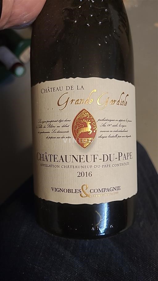 Vallée du Rhône Châteauneuf-du-pape Château La Grande Gardiole 2016