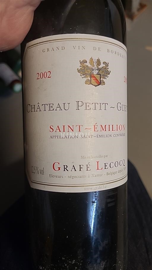 Bordeaux Saint-Émilion Château Petit-Guéret 2002