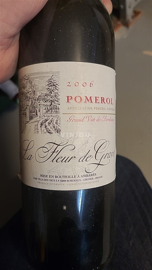 Bordeaux Pomerol La Fleur de Gravé 2006