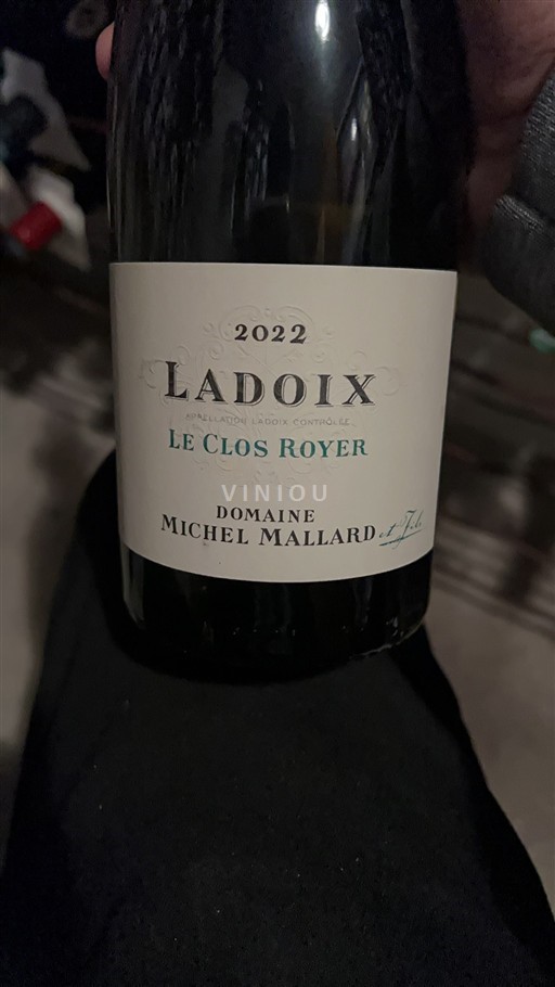 Burgundi Ladoix Domaine Michel Mallard Le Clos Royer 2022