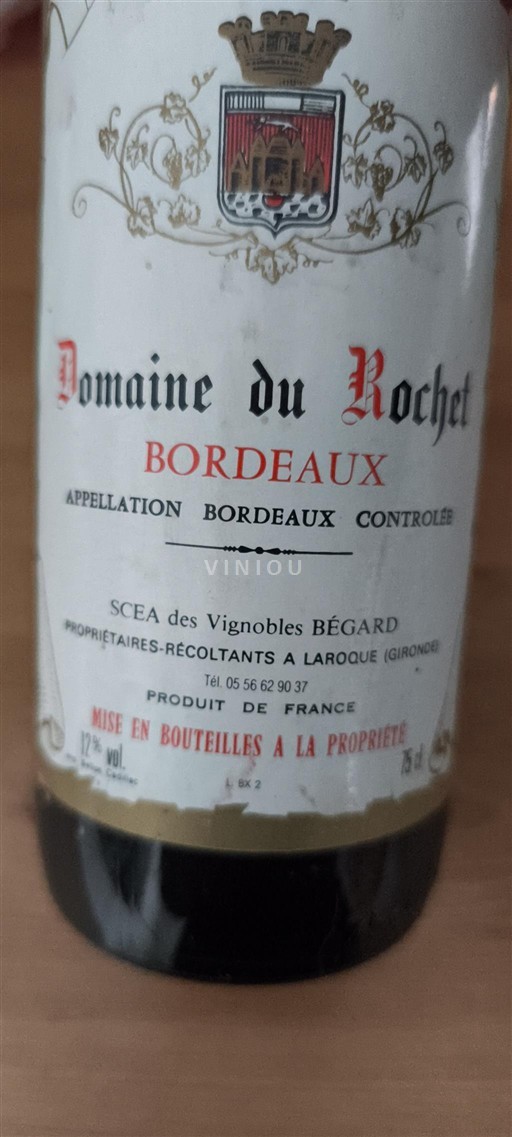 Burdeos Bordeaux Domaine Rochet Sin añada